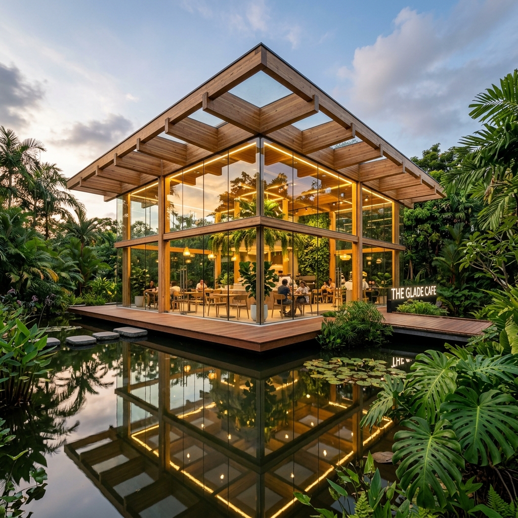 Pavilhão Bioclimático Orla Taumanan